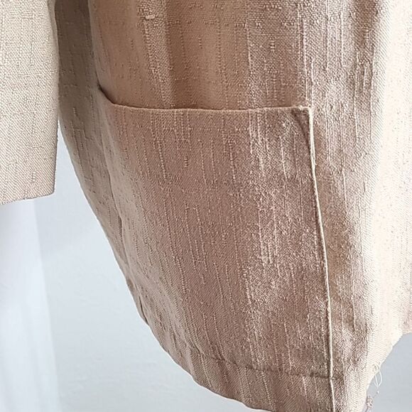 Joanna Vintage Beige Suit Jacket, Size Medium - Picture 5 of 11